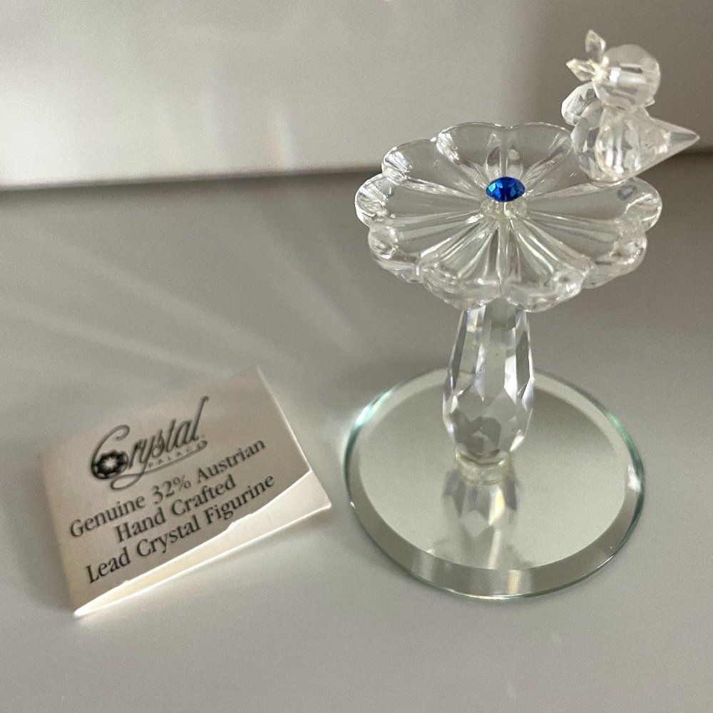Crystal Palace Austrian Crystal Bird Bath
